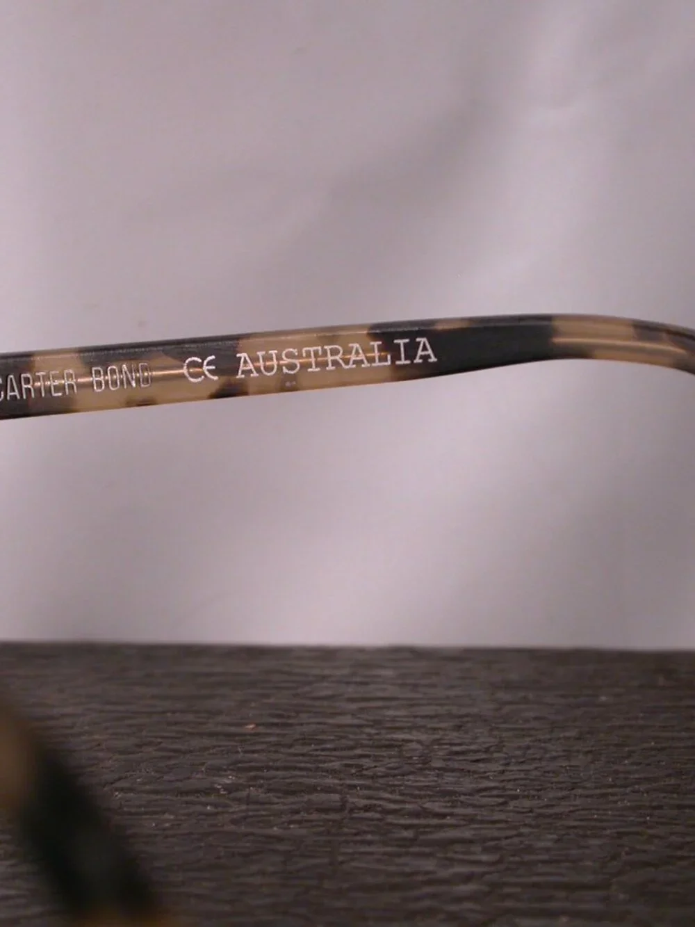 Carter Bond Australia Blonde Tortoise Classic Eyeglasses Frames Handmade
